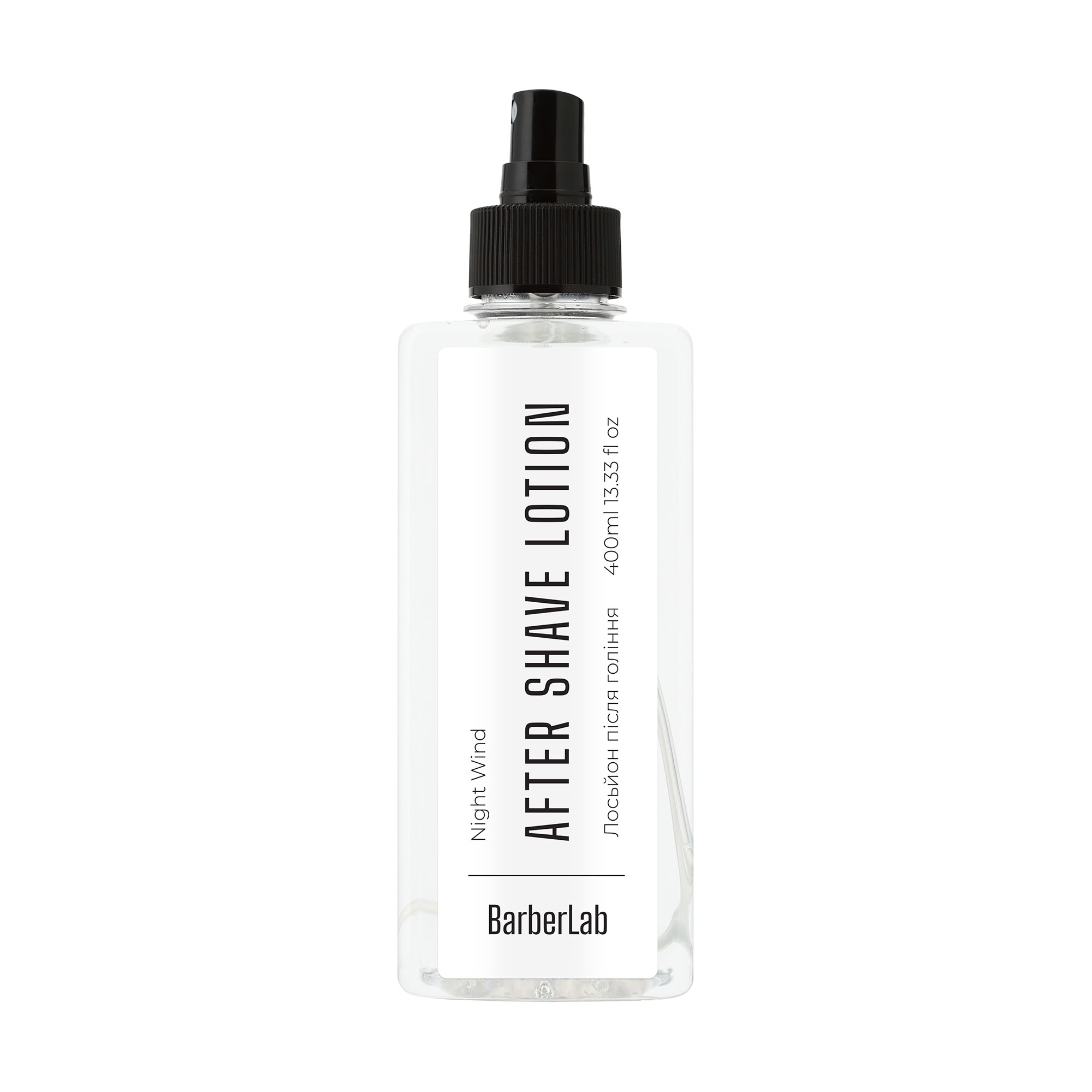 Уцінка! Чоловічий лосьйон після гоління BarberLab Night Wind After Shave Lotion, 400 мл